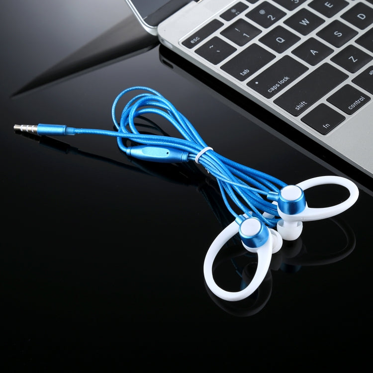 EG-014 1.2m Sweat Resistant Earbud Style Wire Control Earphone with Mic, For iPhone, iPad, Galaxy, Huawei, Xiaomi, LG, HTC and Other Smartphones