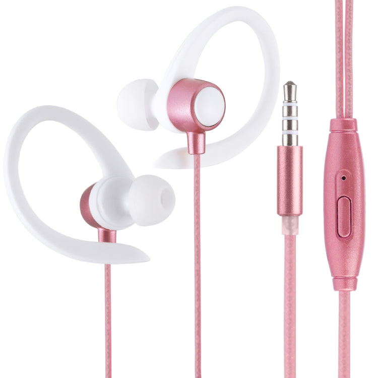 EG-014 1.2m Sweat Resistant Earbud Style Wire Control Earphone with Mic, For iPhone, iPad, Galaxy, Huawei, Xiaomi, LG, HTC and Other Smartphones
