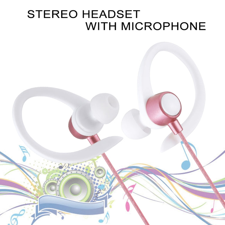 EG-014 1.2m Sweat Resistant Earbud Style Wire Control Earphone with Mic, For iPhone, iPad, Galaxy, Huawei, Xiaomi, LG, HTC and Other Smartphones