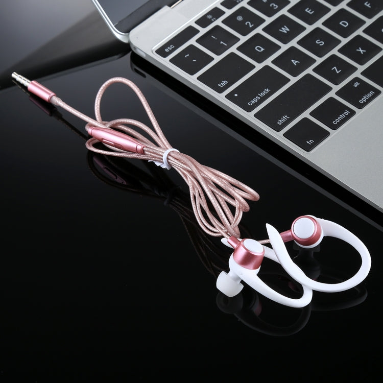 EG-014 1.2m Sweat Resistant Earbud Style Wire Control Earphone with Mic, For iPhone, iPad, Galaxy, Huawei, Xiaomi, LG, HTC and Other Smartphones