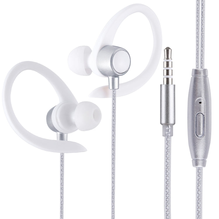 EG-014 1.2m Sweat Resistant Earbud Style Wire Control Earphone with Mic, For iPhone, iPad, Galaxy, Huawei, Xiaomi, LG, HTC and Other Smartphones