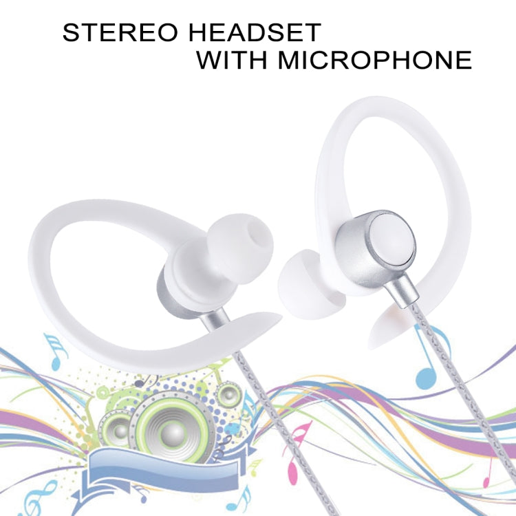 EG-014 1.2m Sweat Resistant Earbud Style Wire Control Earphone with Mic, For iPhone, iPad, Galaxy, Huawei, Xiaomi, LG, HTC and Other Smartphones