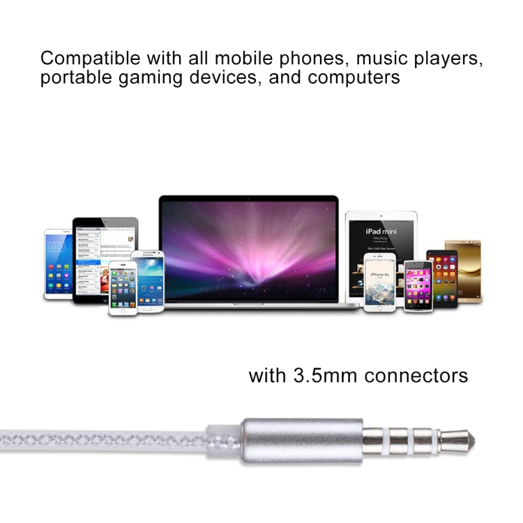 EG-014 1.2m Sweat Resistant Earbud Style Wire Control Earphone with Mic, For iPhone, iPad, Galaxy, Huawei, Xiaomi, LG, HTC and Other Smartphones