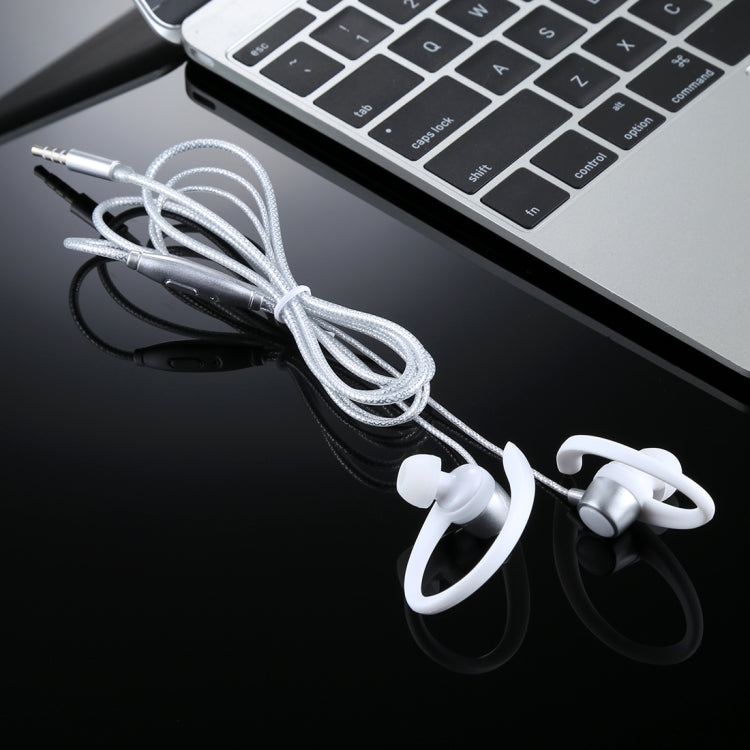 EG-014 1.2m Sweat Resistant Earbud Style Wire Control Earphone with Mic, For iPhone, iPad, Galaxy, Huawei, Xiaomi, LG, HTC and Other Smartphones