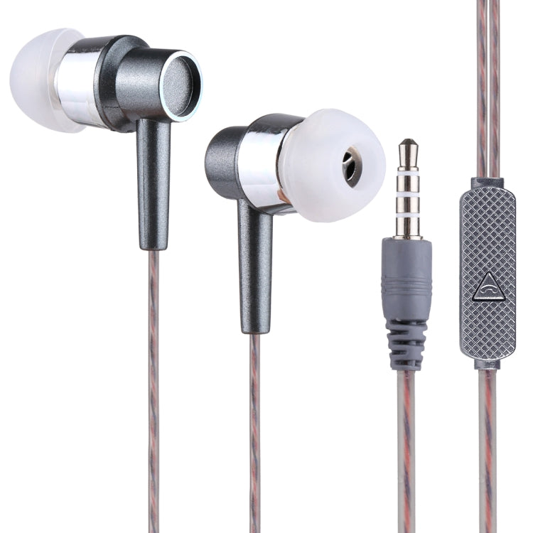 XS-001 1.2m Bass Stereo Sound In-ear Wire Control Sports Earphone with Mic, For iPhone, iPad, Galaxy, Huawei, Xiaomi, LG, HTC and Other Smartphones