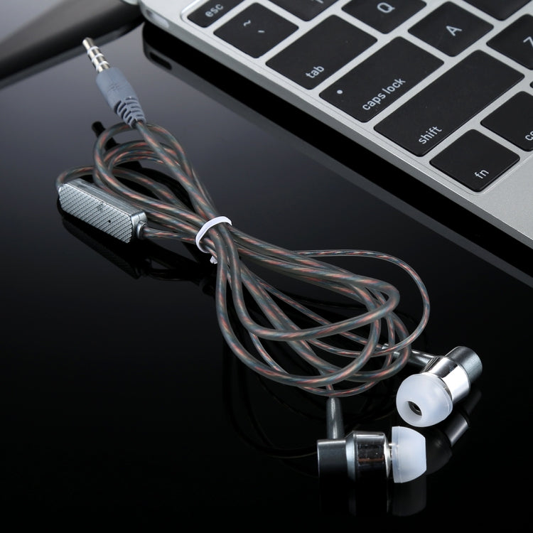 XS-001 1.2m Bass Stereo Sound In-ear Wire Control Sports Earphone with Mic, For iPhone, iPad, Galaxy, Huawei, Xiaomi, LG, HTC and Other Smartphones