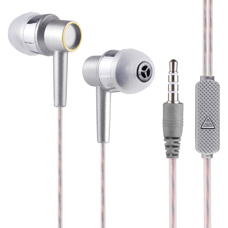 XS-001 1.2m Bass Stereo Sound In-ear Wire Control Sports Earphone with Mic, For iPhone, iPad, Galaxy, Huawei, Xiaomi, LG, HTC and Other Smartphones