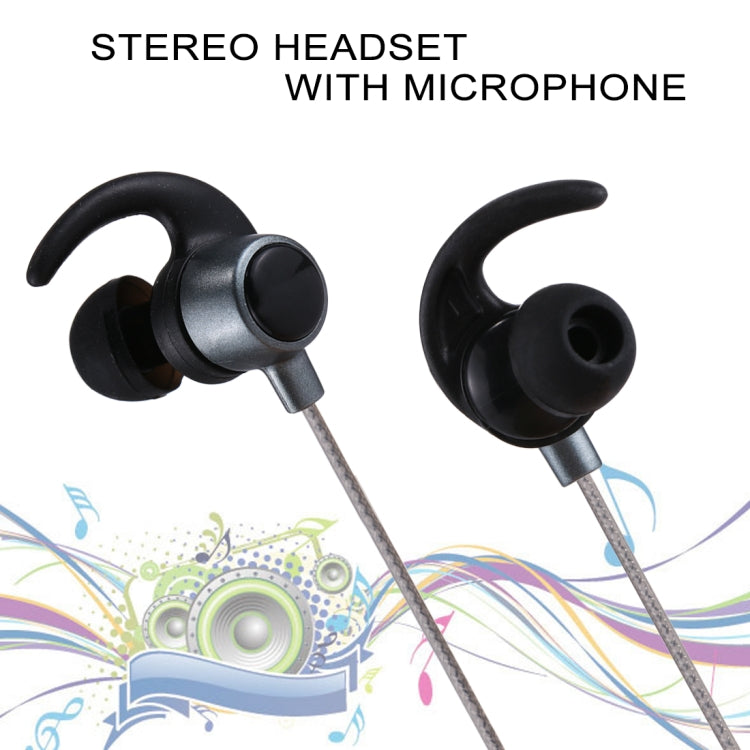 YD-013 1.2m Bass Stereo Sound In-ear Wire Control Sports Earphone with Mic, For iPhone, iPad, Galaxy, Huawei, Xiaomi, LG, HTC and Other Smartphones