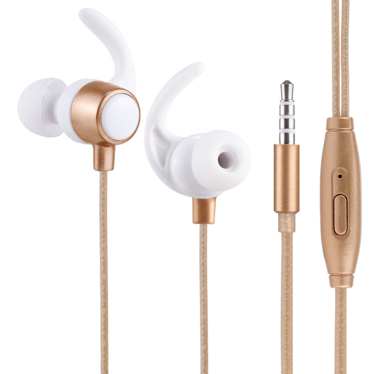 YD-013 1.2m Bass Stereo Sound In-ear Wire Control Sports Earphone with Mic, For iPhone, iPad, Galaxy, Huawei, Xiaomi, LG, HTC and Other Smartphones