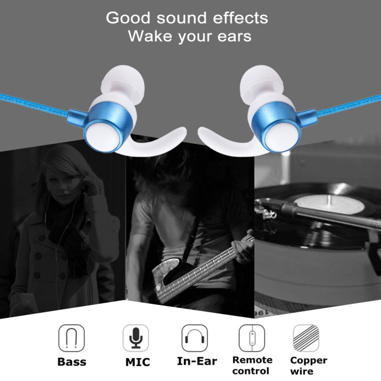 YD-013 1.2m Bass Stereo Sound In-ear Wire Control Sports Earphone with Mic, For iPhone, iPad, Galaxy, Huawei, Xiaomi, LG, HTC and Other Smartphones