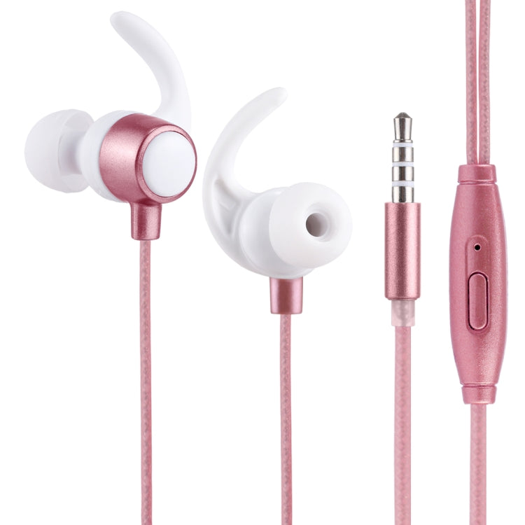 YD-013 1.2m Bass Stereo Sound In-ear Wire Control Sports Earphone with Mic, For iPhone, iPad, Galaxy, Huawei, Xiaomi, LG, HTC and Other Smartphones