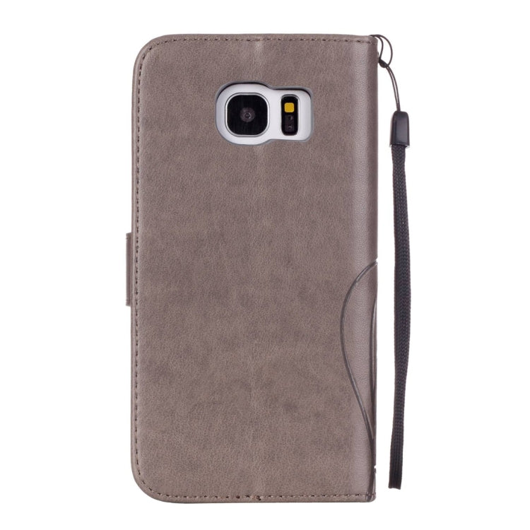 For Galaxy S7 Edge / G935 Heart Diamond Encrusted Flowers Embossing Horizontal Flip Leather Case with Holder & Card Slots & Wallet & Lanyard