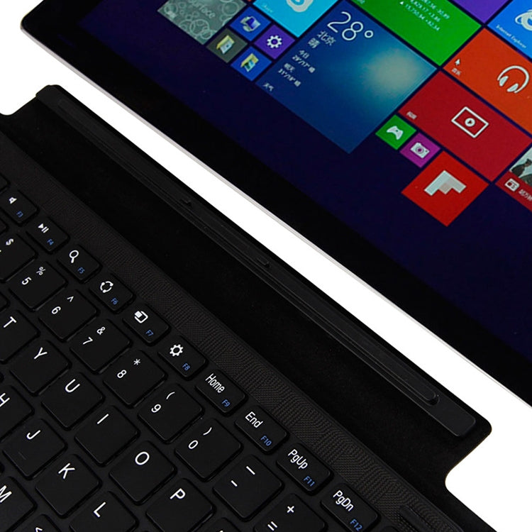 WSP328 Magnetic Charging Bluetooth V3.0 Keyboard + Microfiber Leather Tablet Case for Microsoft Surface Pro3 / Pro4 / Pro2017(Black)