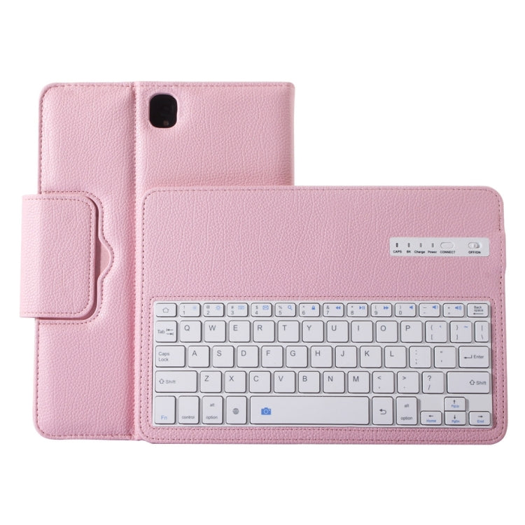 For Galaxy Tab S3 9.7 / T820 2 in 1 Detachable Bluetooth Keyboard Litchi Texture Leather Tablet Case with Holder