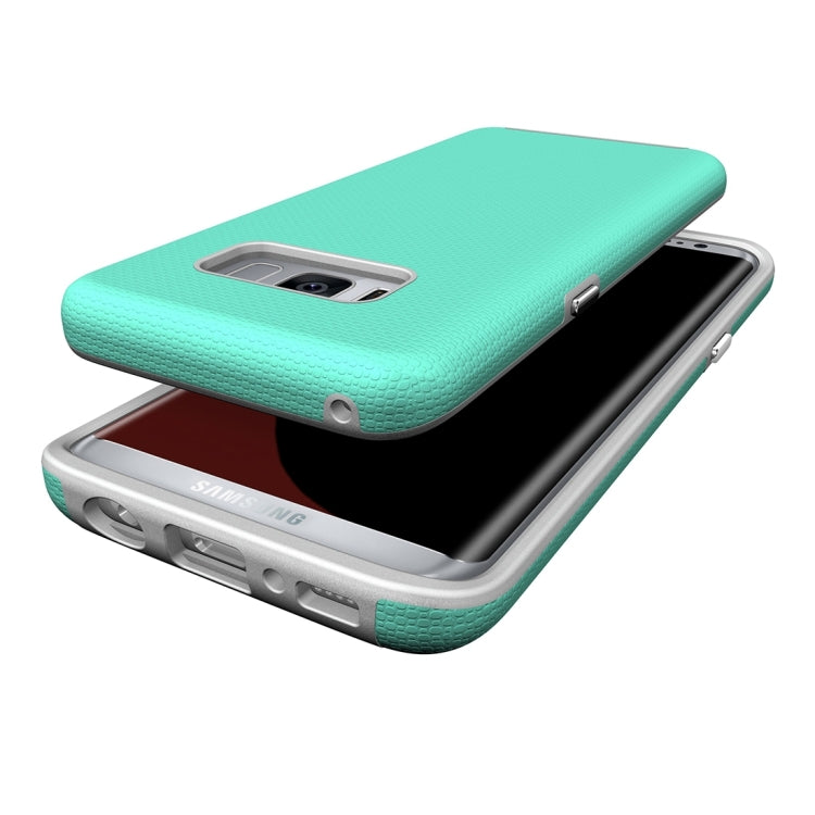 For Galaxy S8 Ball Texture Anti-slip PC + TPU Protective Back Cover Case