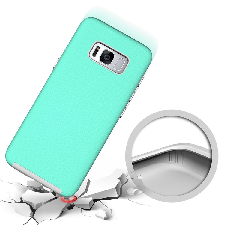 For Galaxy S8 Ball Texture Anti-slip PC + TPU Protective Back Cover Case