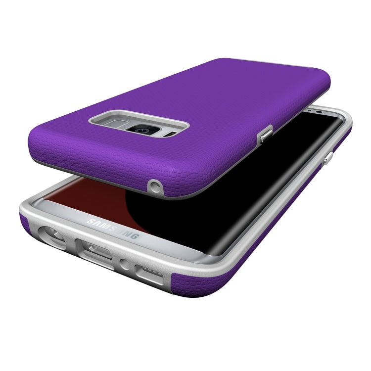 For Galaxy S8 Ball Texture Anti-slip PC + TPU Protective Back Cover Case