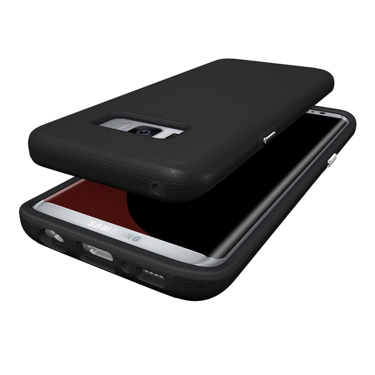 For Galaxy S8 + / G955 Ball Texture Anti-slip PC + TPU Protective Back Cover Case