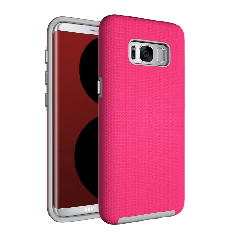 For Galaxy S8 + / G955 Ball Texture Anti-slip PC + TPU Protective Back Cover Case