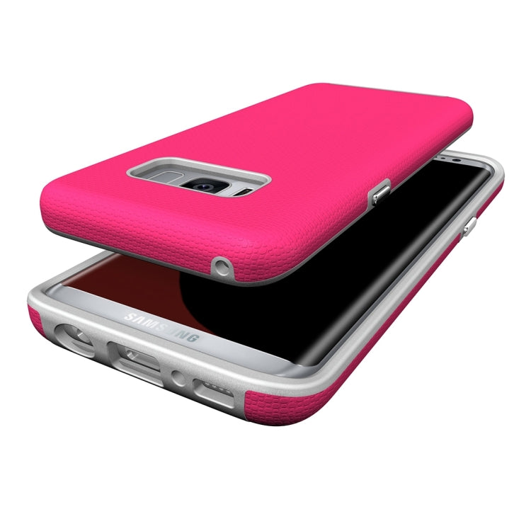 For Galaxy S8 + / G955 Ball Texture Anti-slip PC + TPU Protective Back Cover Case