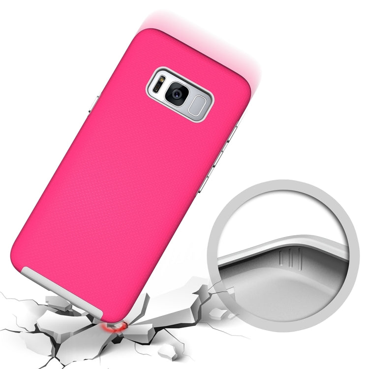 For Galaxy S8 + / G955 Ball Texture Anti-slip PC + TPU Protective Back Cover Case