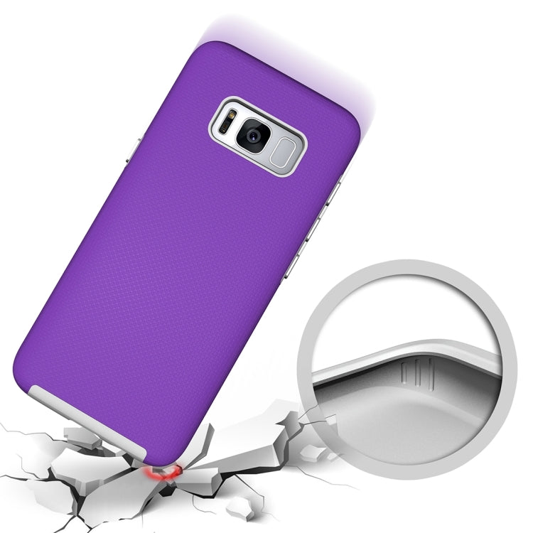 For Galaxy S8 + / G955 Ball Texture Anti-slip PC + TPU Protective Back Cover Case