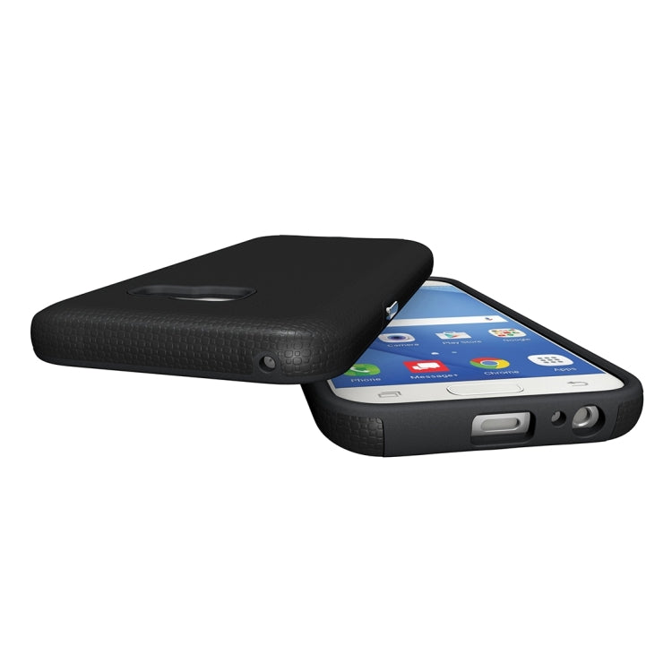 For Galaxy A3 (2017) / A320 Ball Texture Anti-slip PC + TPU Protective Back Cover Case