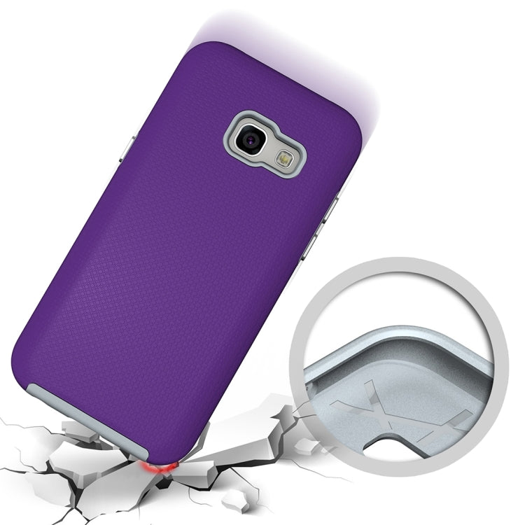 For Galaxy A3 (2017) / A320 Ball Texture Anti-slip PC + TPU Protective Back Cover Case