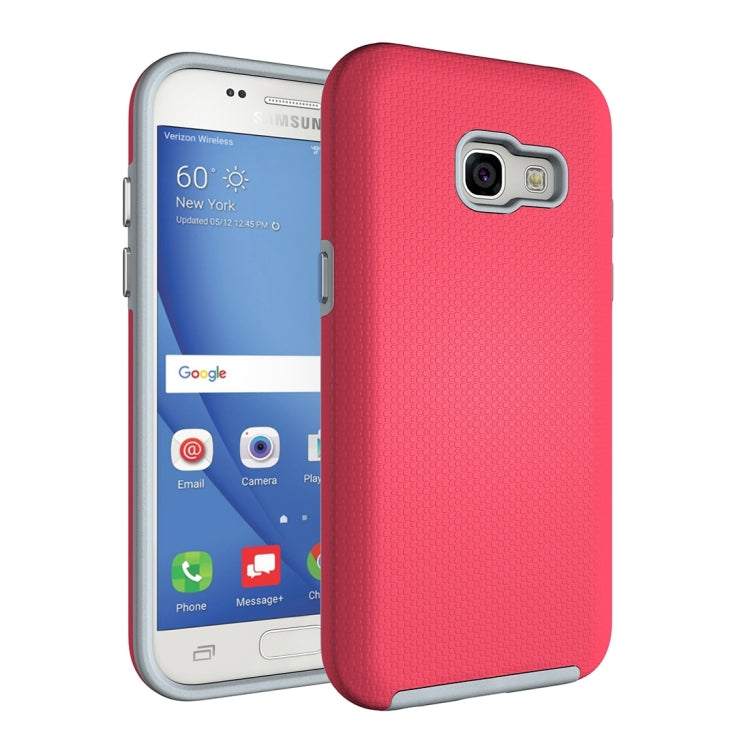 For Galaxy A3 (2017) / A320 Ball Texture Anti-slip PC + TPU Protective Back Cover Case