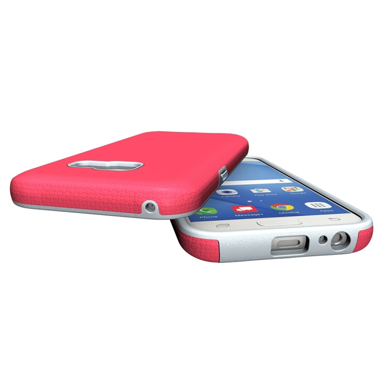 For Galaxy A3 (2017) / A320 Ball Texture Anti-slip PC + TPU Protective Back Cover Case