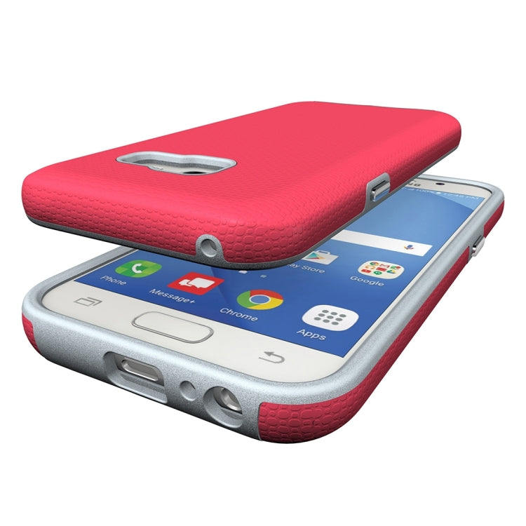 For Galaxy A3 (2017) / A320 Ball Texture Anti-slip PC + TPU Protective Back Cover Case