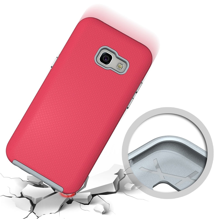 For Galaxy A3 (2017) / A320 Ball Texture Anti-slip PC + TPU Protective Back Cover Case