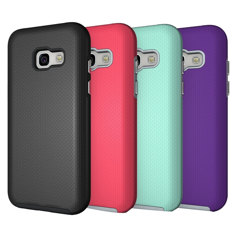 For Galaxy A3 (2017) / A320 Ball Texture Anti-slip PC + TPU Protective Back Cover Case