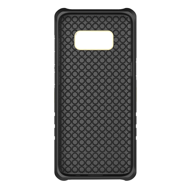 For Galaxy S8 Gearwheel Style TPU + PC Multi-function Outdoor Sports Protective Back Cover Case With 360 Degree Rotatable Holder & Armband
