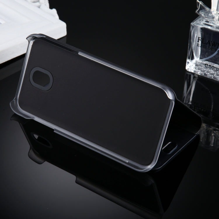 For Galaxy J3 (2017) (EU Version) Electroplating Mirror Horizontal Flip Leather Case with Holder