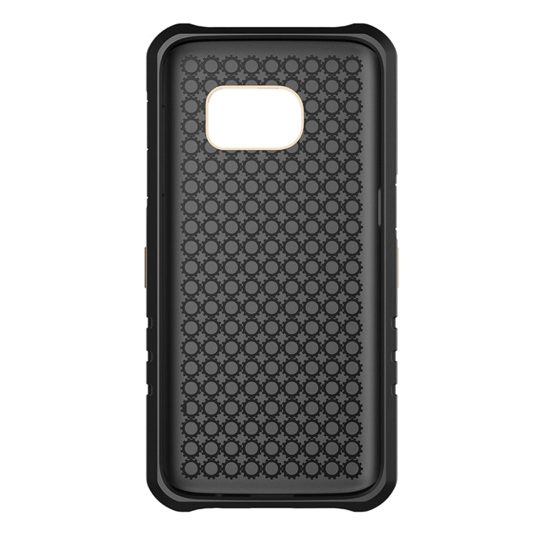 For Galaxy S7 Gearwheel Style TPU + PC Multi-function Outdoor Sports Protective Back Cover Case With 360 Degree Rotatable Holder & Armband