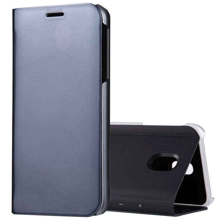 For Galaxy J5 (2017) (EU Version) Electroplating Mirror Horizontal Flip Leather Case with Holder