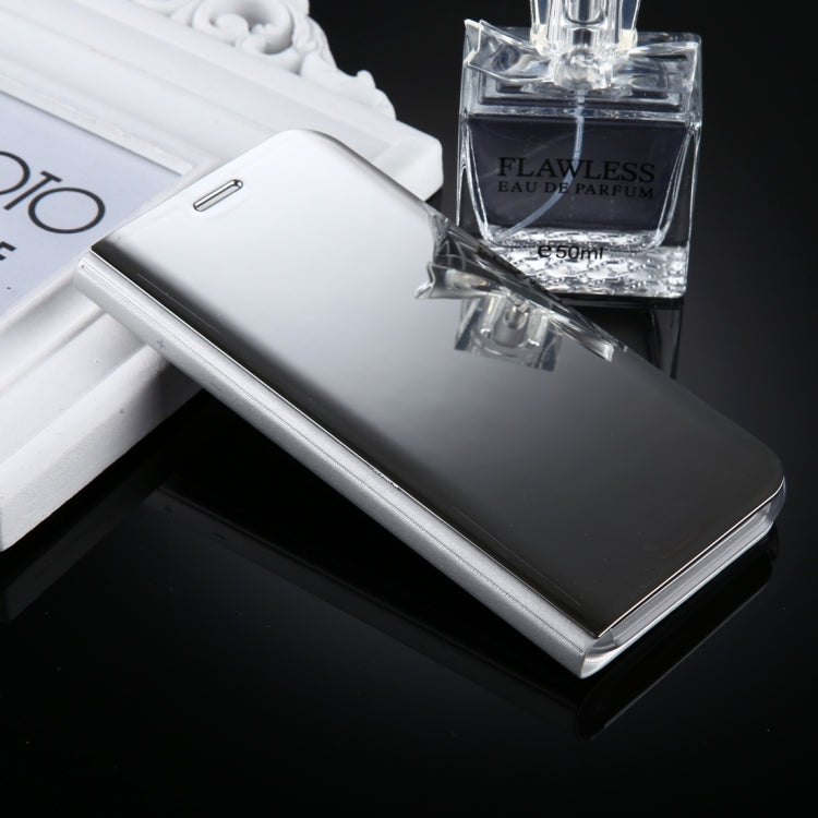For Galaxy J5 (2017) (EU Version) Electroplating Mirror Horizontal Flip Leather Case with Holder