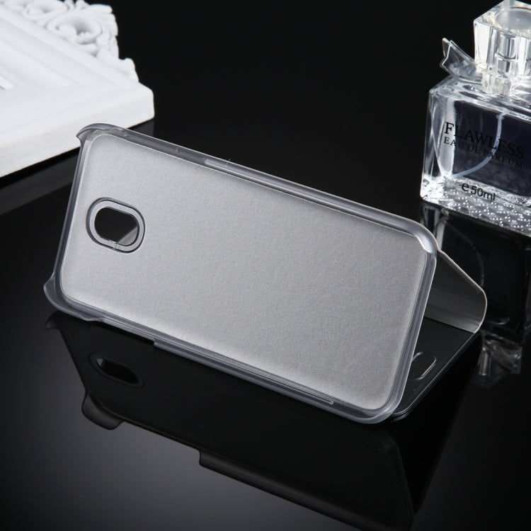 For Galaxy J5 (2017) (EU Version) Electroplating Mirror Horizontal Flip Leather Case with Holder