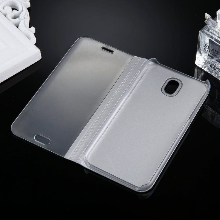 For Galaxy J5 (2017) (EU Version) Electroplating Mirror Horizontal Flip Leather Case with Holder