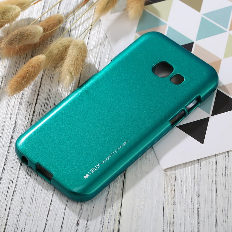 GOOSPERY I JELLY METAL Series for Galaxy A3 (2017) Full Coverage TPU Protective Back Cover Case