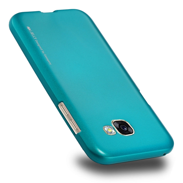 GOOSPERY I JELLY METAL Series for Galaxy A3 (2017) Full Coverage TPU Protective Back Cover Case