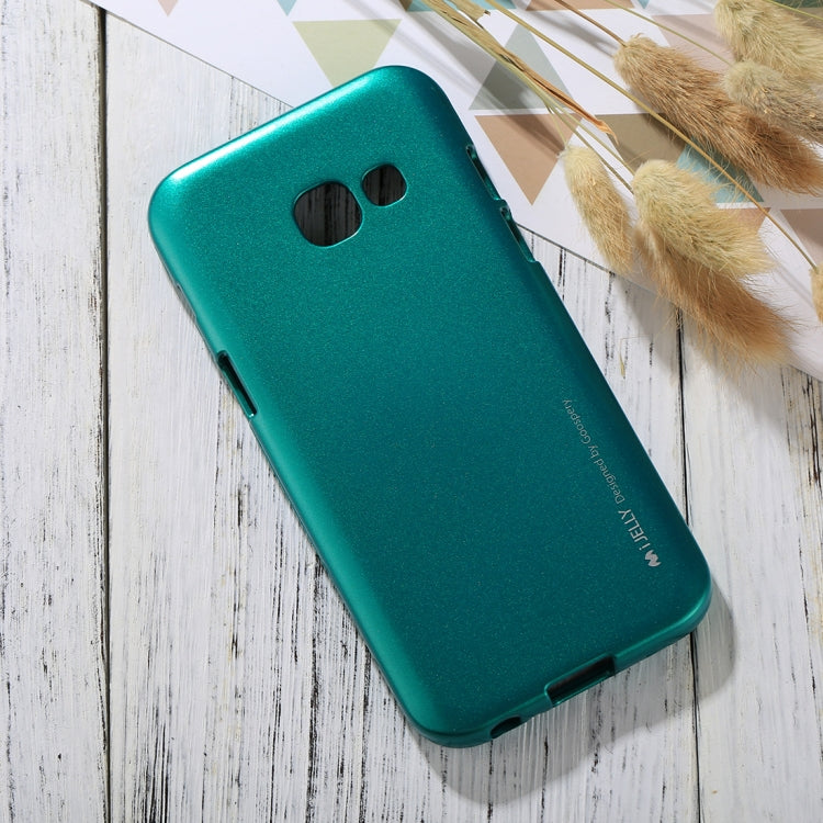 GOOSPERY I JELLY METAL Series for Galaxy A3 (2017) Full Coverage TPU Protective Back Cover Case