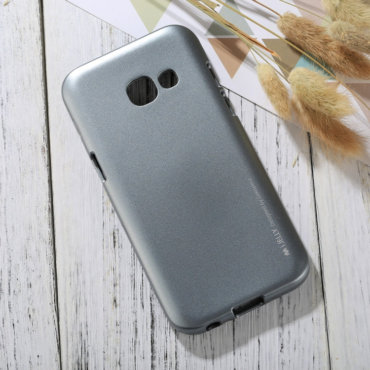 GOOSPERY I JELLY METAL Series for Galaxy A3 (2017) Full Coverage TPU Protective Back Cover Case
