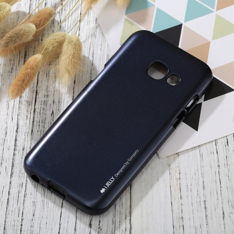 GOOSPERY I JELLY METAL Series for Galaxy A3 (2017) Full Coverage TPU Protective Back Cover Case