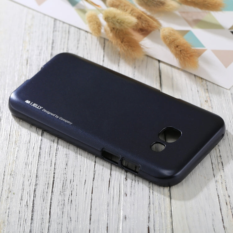 GOOSPERY I JELLY METAL Series for Galaxy A3 (2017) Full Coverage TPU Protective Back Cover Case