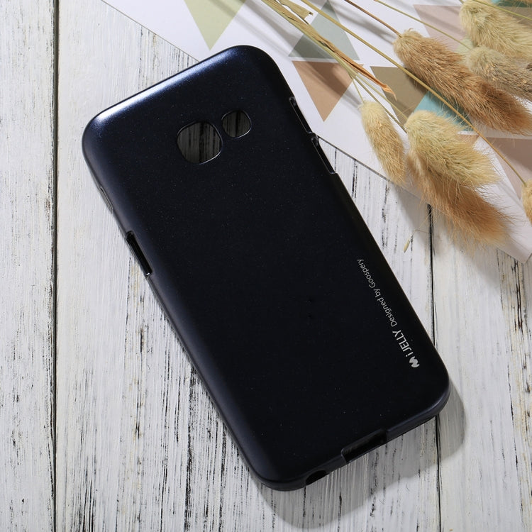 GOOSPERY I JELLY METAL Series for Galaxy A3 (2017) Full Coverage TPU Protective Back Cover Case