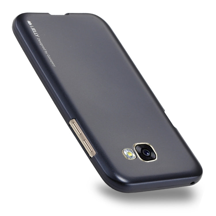 GOOSPERY I JELLY METAL Series for Galaxy A3 (2017) Full Coverage TPU Protective Back Cover Case