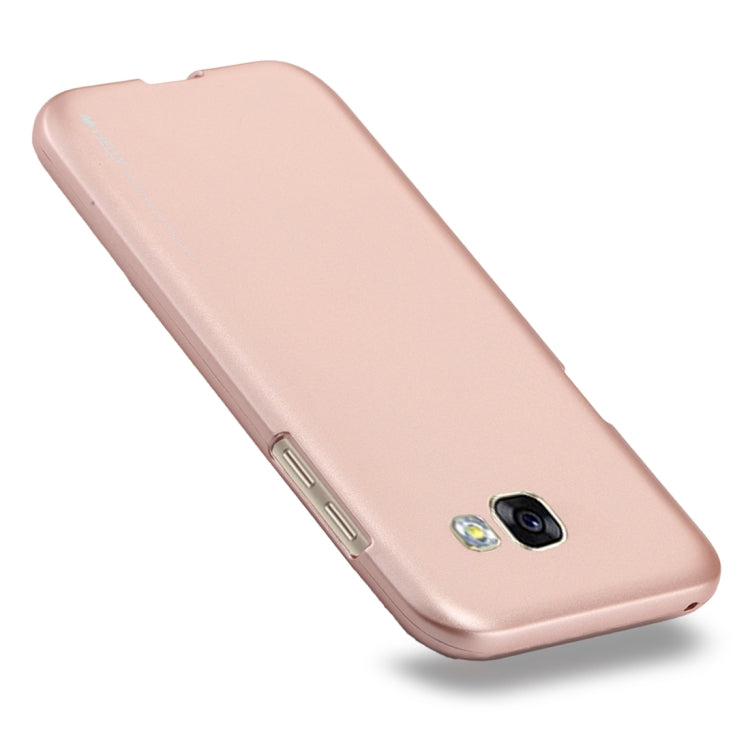 GOOSPERY I JELLY METAL Series for Galaxy A3 (2017) Full Coverage TPU Protective Back Cover Case