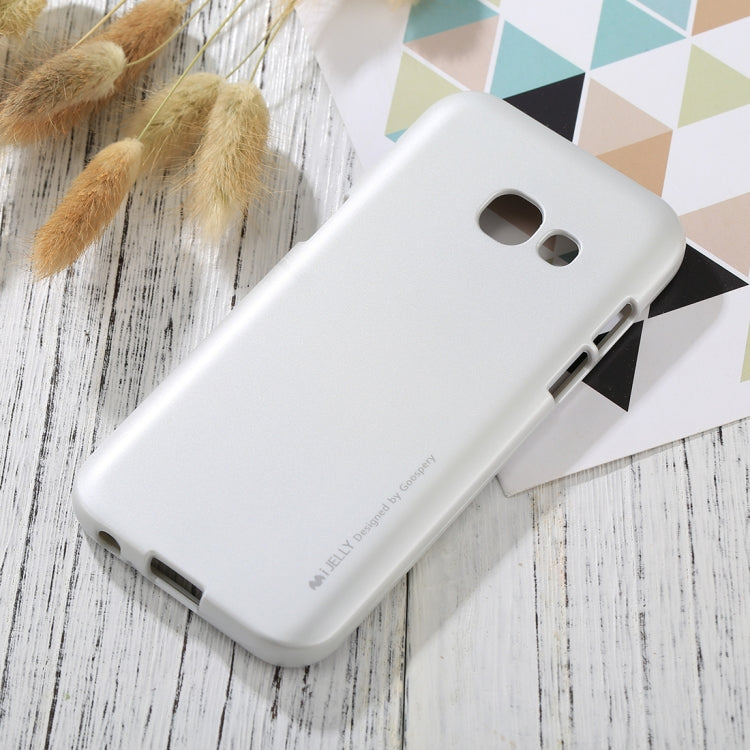 GOOSPERY I JELLY METAL Series for Galaxy A3 (2017) Full Coverage TPU Protective Back Cover Case